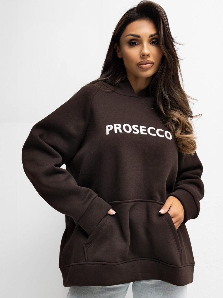 hnedá mikina prsecco