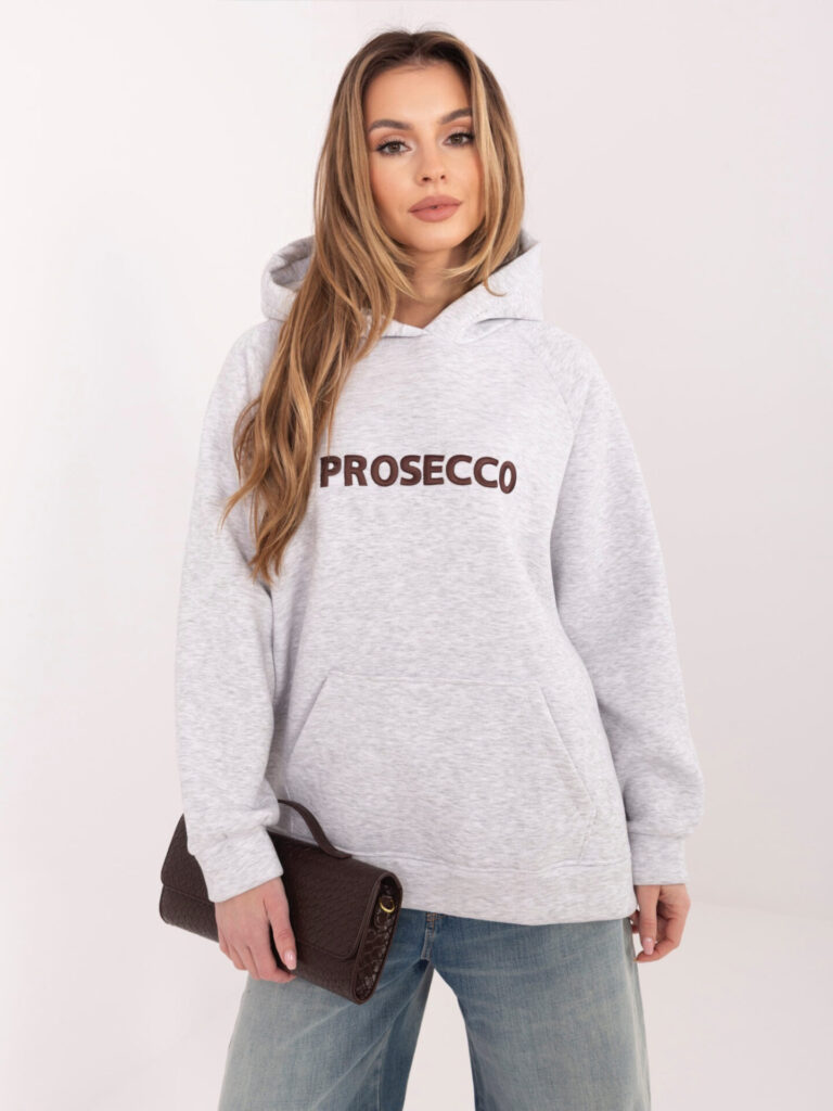 sivá mikina prosecco